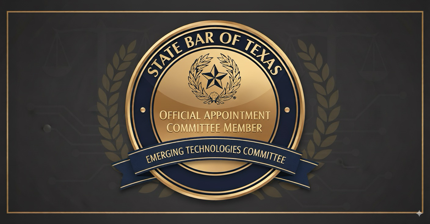 State Bar of Texas Emerging Technologies Committee Badge